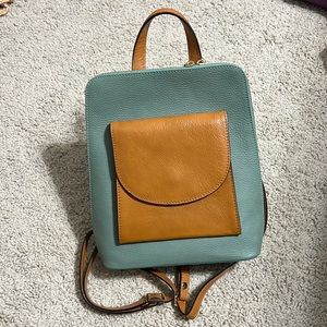 DIVINA FIRENZE / genuine leather / made in Italy / Backpack or Purse